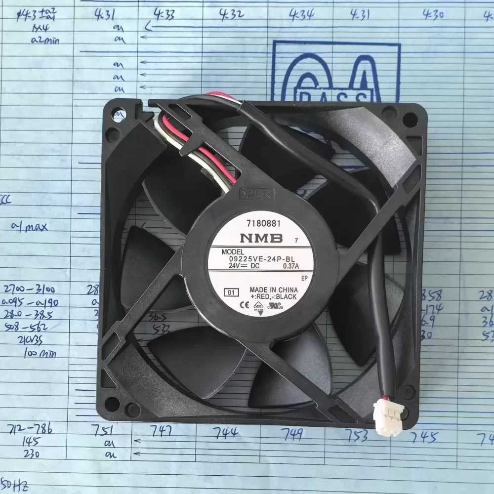 09225VE-24P-BL NMB 24V fan