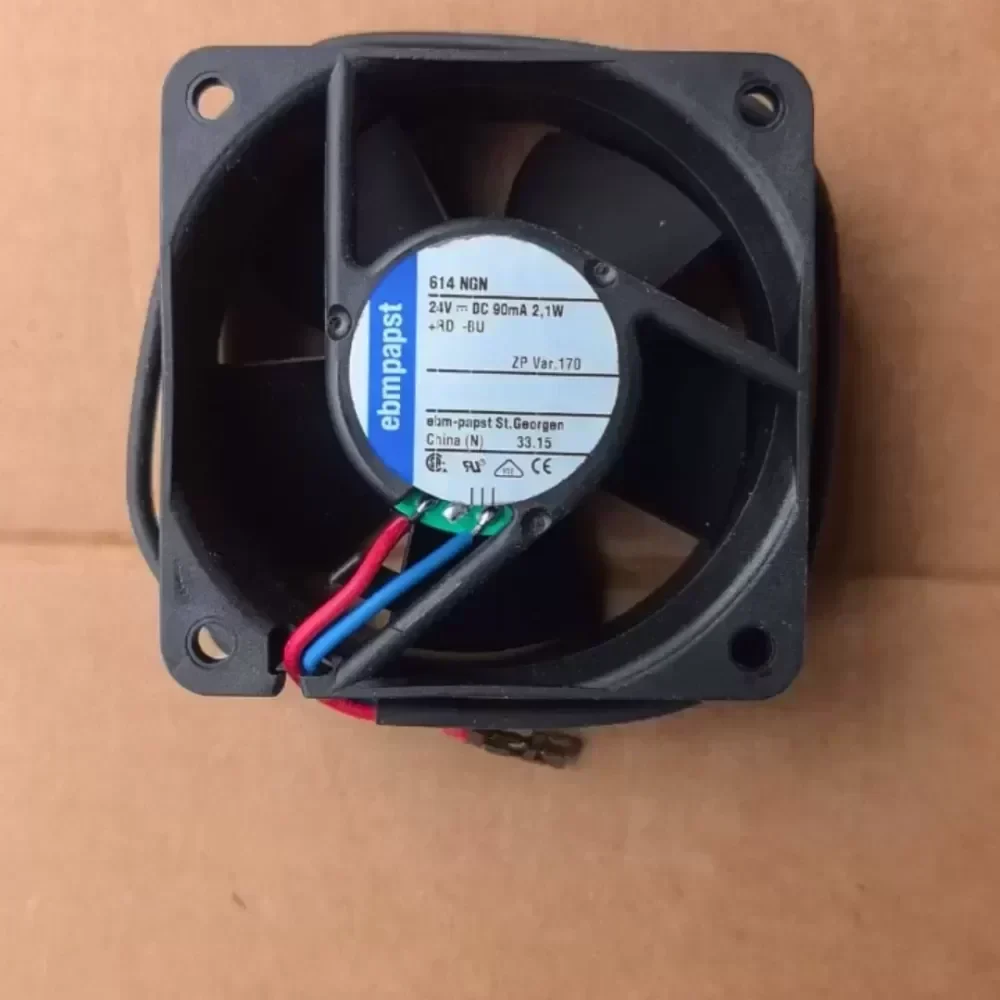 New ebmpapst 614NGN fan 24V 2.1W