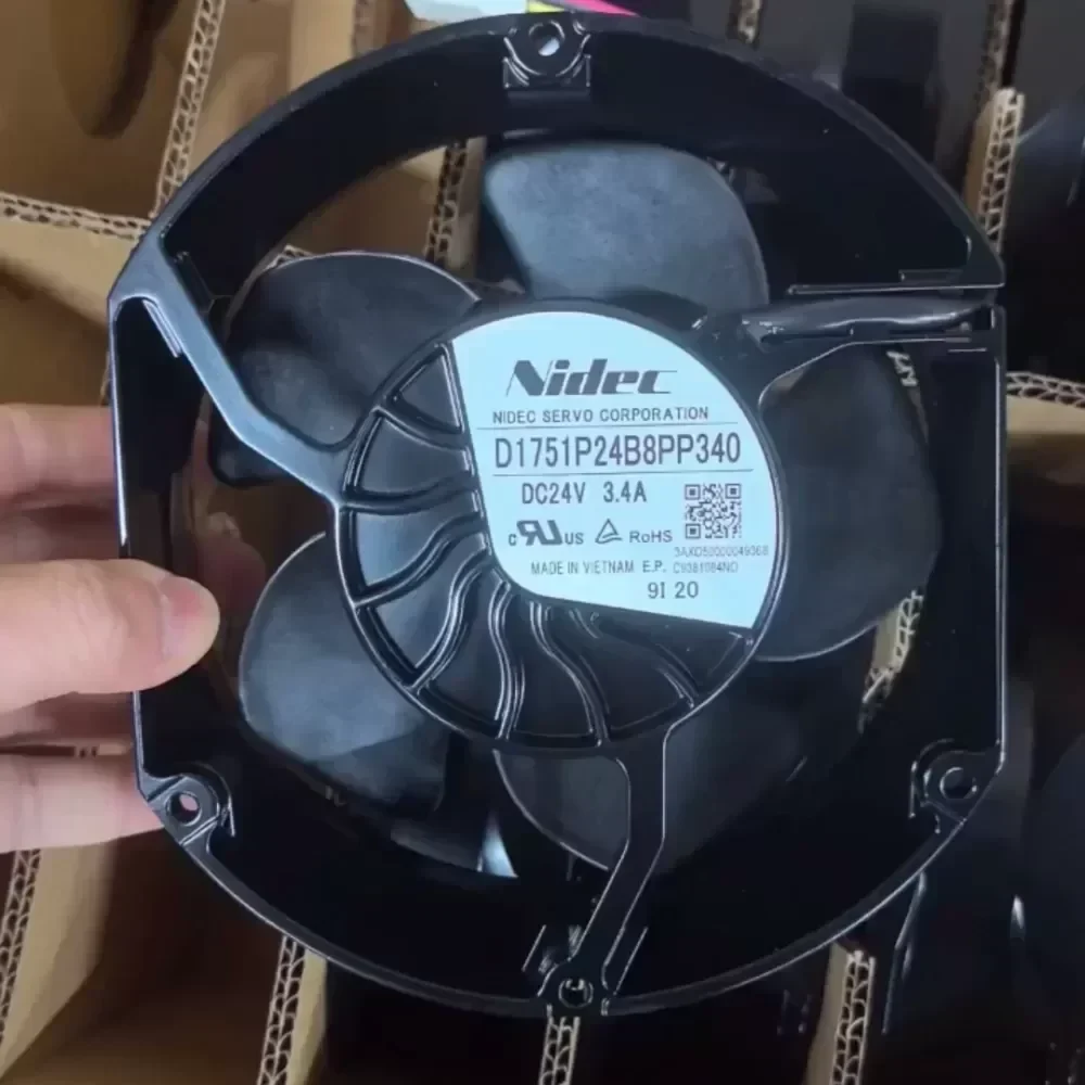 New Nidec D1751P24B8 PP340 fan DC