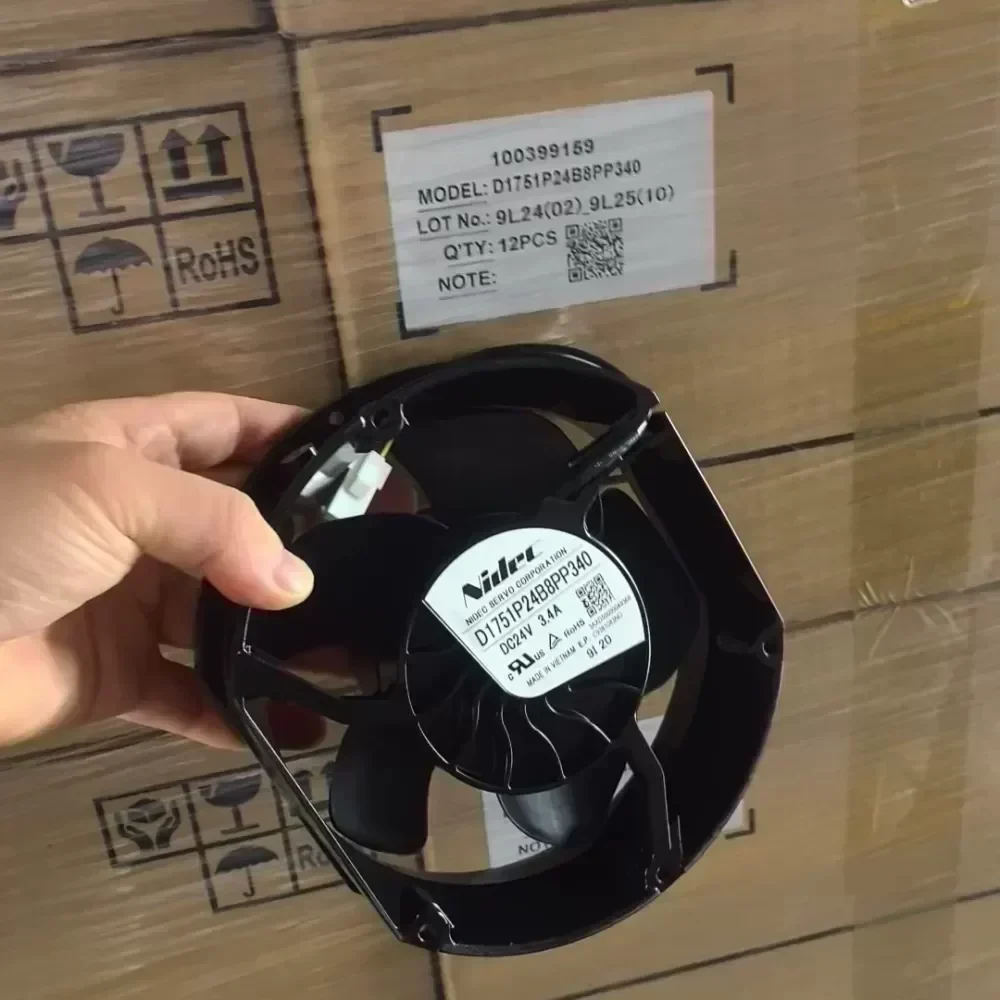 New Nidec fan D1751P24B8PP340 New Nidec fan D1751P24B8PP340