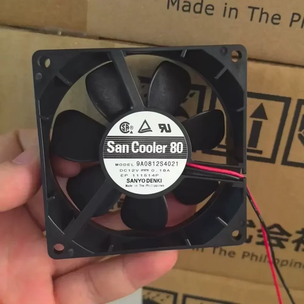 Sanyo original 8025 fan 9A0812S4021 12V Sanyo original 8025 fan 9A0812S4021 12V