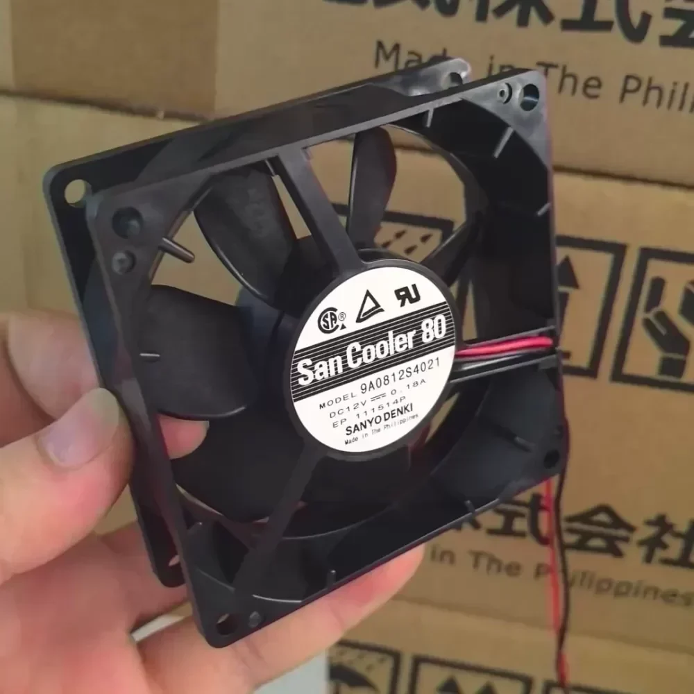 Sanyo original 8025 fan 9A0812S4021 12V Sanyo original 8025 fan 9A0812S4021 12V