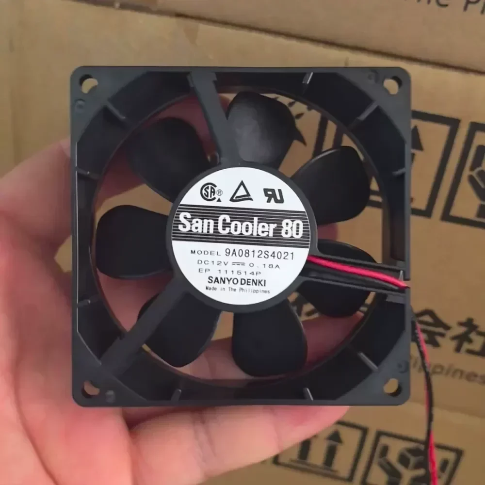 Sanyo original 8025 fan 9A0812S4021 12V Sanyo original 8025 fan 9A0812S4021 12V