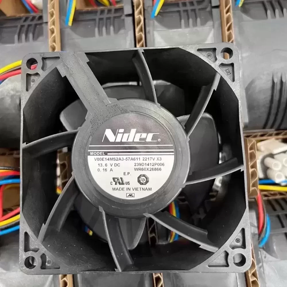 V80E14MS2A3-57A611 Refrigerator fan Nidec