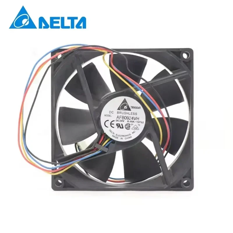Delta AFB0924VH 92x92x25mm 24V DC Fan 0.4A 9cm 9225 9.6W 81.47CFM Chassis Axial Fan