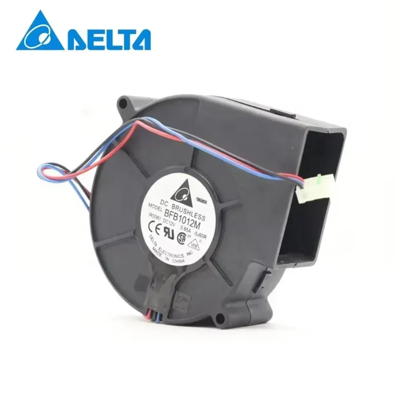 Delta BFB1012M 12V DC 0.60A 97x94x33mm 9.6W 25.43CFM 2600RPM Switch Turbo Blower Axial Fan