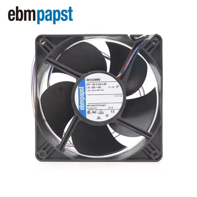 ebmpapst 4414/39MU-598 120x120x38mm 24V DC 4.4W 12038 Chassis Industrial Automation Axial Fan 4414FNH