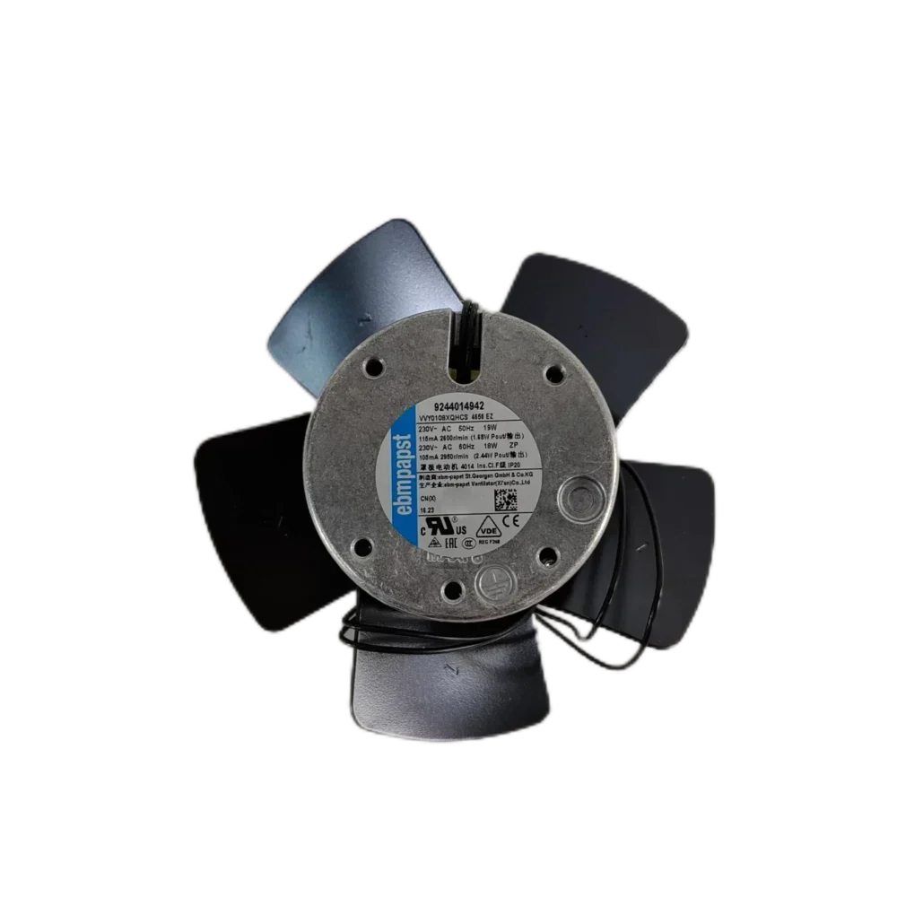 ebmpapst 4656EZ 9244014942 Compact AC Axial Fan 230V 19W Metal Blade Electric Power Source