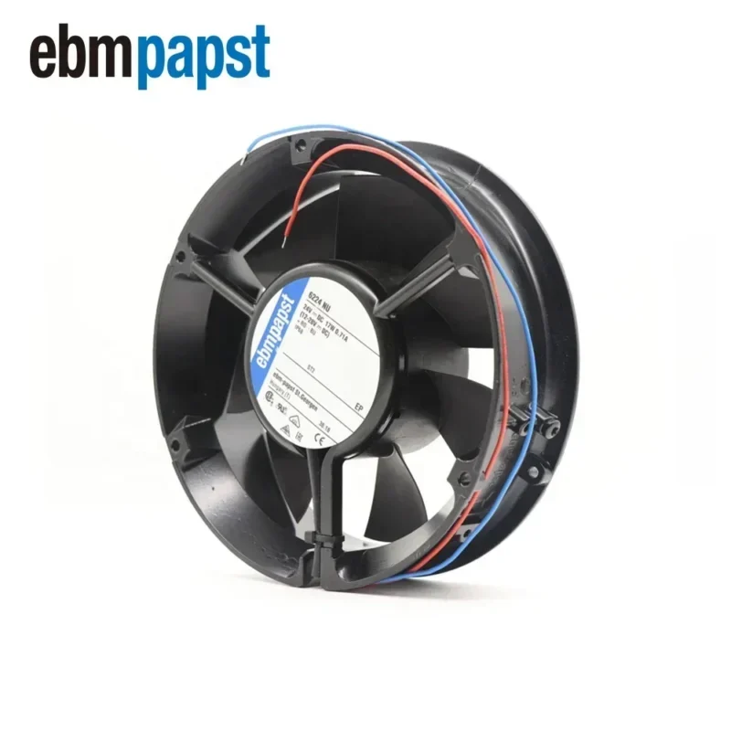 ebmpapst 6224NU 17251 172x51mm 24V DC 390m3/h 3400RPM 18W Axial Fan
