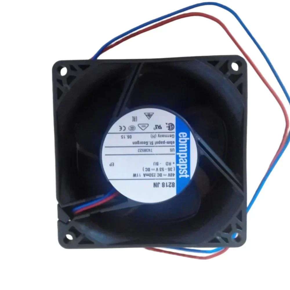 ebmpapst 8218JN 48V DC Axial Compact Fan 11W 8400RPM 132m³/h 55db with Electric Exhaust Fan