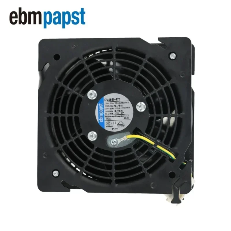 ebmpapst DV4650-470 12038 120x120x38mm 12cm 230V AC 17.7W Rittal Axial Fan