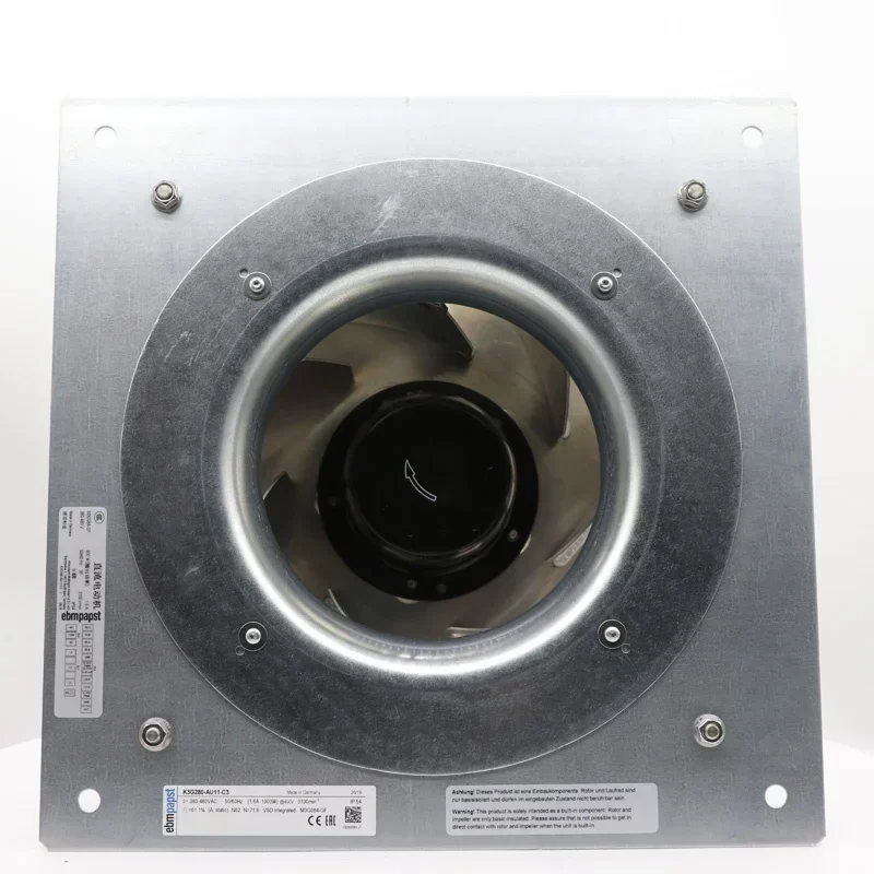 ebmpapst K3G280-AU11-C3 K3G250-PR17-W9/F01 280mm Traffic Track Photovoltaic PV Centrifugal Fan