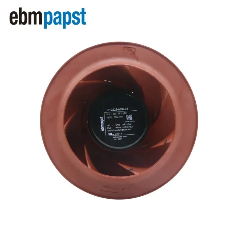 ebmpapst R1G225-AF07-28 24V DC 4.6A EC Centrifugal Fan for Air Purifier and Schindler Elevator