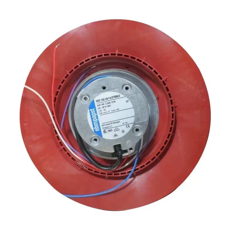 ebmpapst RER190-39/14/2TDML0 57.1 W 1.2A 190mm 1430RPM 24V DC KUKA Robot Centrifugal Fan