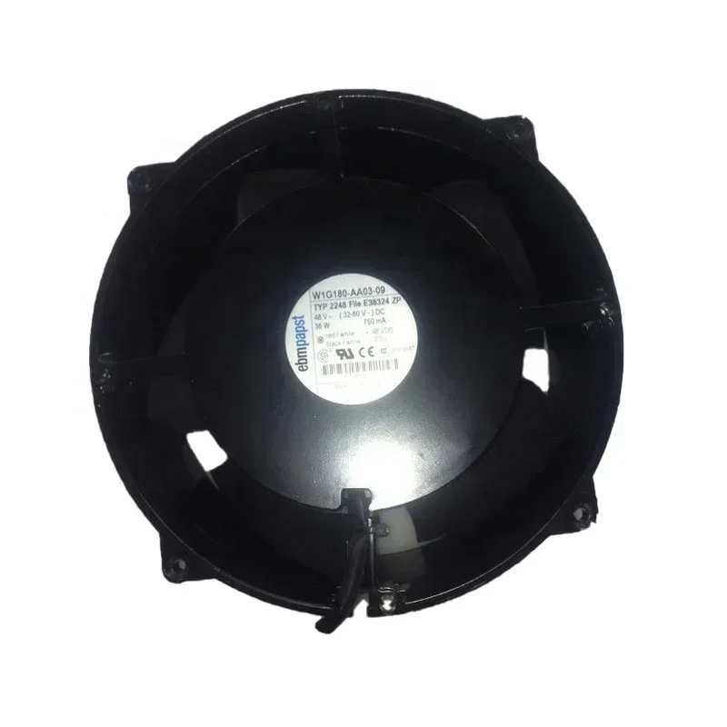 ebmpapst W1G180-AA03-09 TYP 2248 48V DC 750MA 36W 180mm 1750RPM 640m3/h Axial Fan