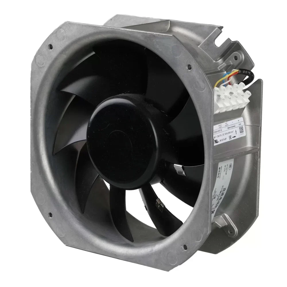 ebmpapst W2E200-HH38-06 Free Standing Mounting Axial Compact Fan Stainless Steel AC Electric Construction