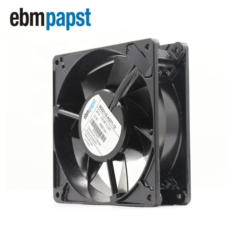 ebmpapst W2G115-AG71-12 127x127x38mm 24V DC 160CFM 12W 4050RPM All Metal Tubeaxial Fan