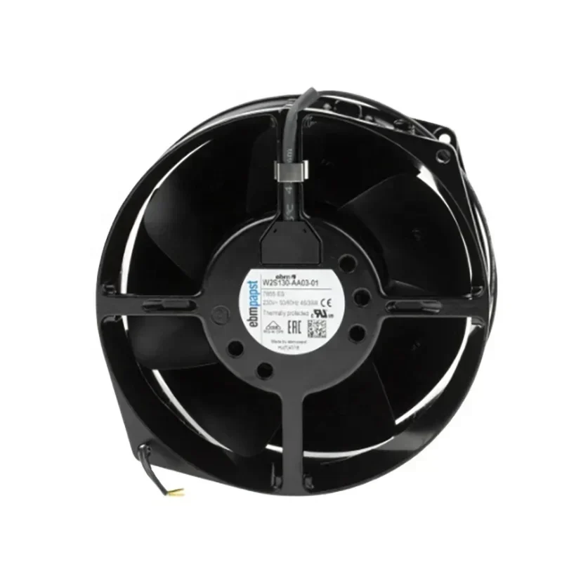ebmpapst W2S130-AA03-49 230V AC 39W 130mm Motor M2S052-CA IP20 Leads Power Module Axial Fans
