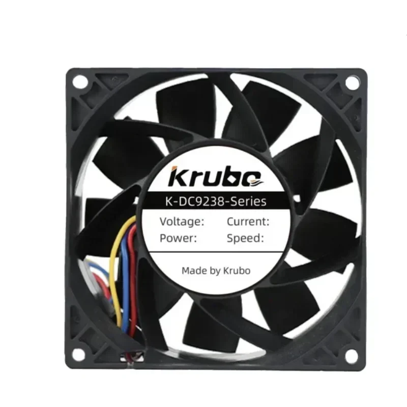 K-DC9238-A24-48H 92mm Small Compact Charging Pile Fan 92x92x38mm 24V 0.34A 4800rpm High Speed Fan