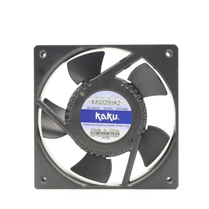 KAKU KA1238HA2-S 220V-240V AC 0.13A 218W 120x120x38mm 2700/3100RPM IP68 Showcase Evaporator Small Axial Fan