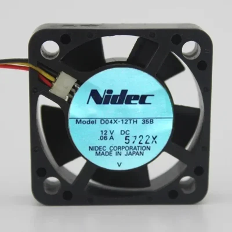 Nidec D04x-12TH 35B 40x40x10mm 4010 12V DC 0.06A 4cm Silent Mini Axial Fan