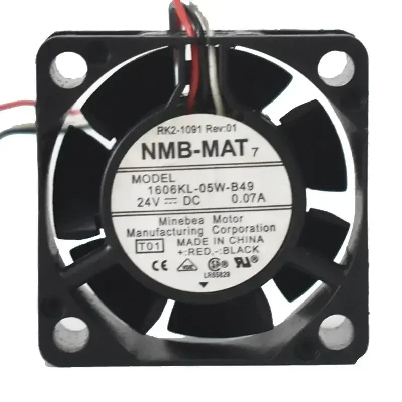 NMB 1606KL-05W-B49 1606KL-05W-B59 24V DC 0.07A 40x40x15mm 4cm 4015 Small Axial Fan No Plug