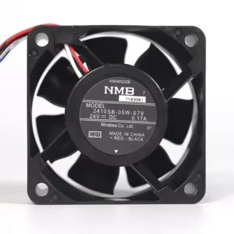 NMB 2410SB-05W-B70 24V 60x60x25mm 6cm Axial Fan