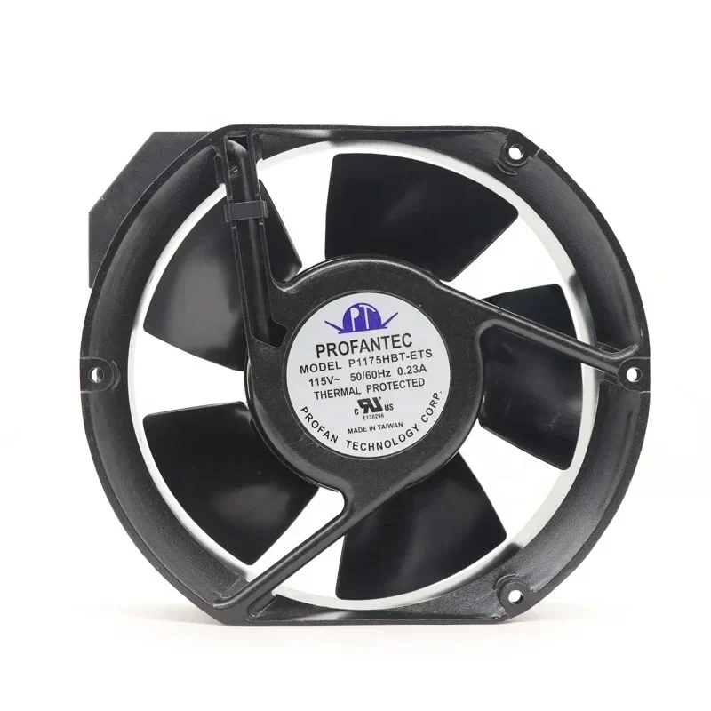 PROFANTEC P1175HBT-ETS 172mmx150mmx38mm 115V AC 0.23A 240CFM 3300RPM Heat Dissipation Axial Fan