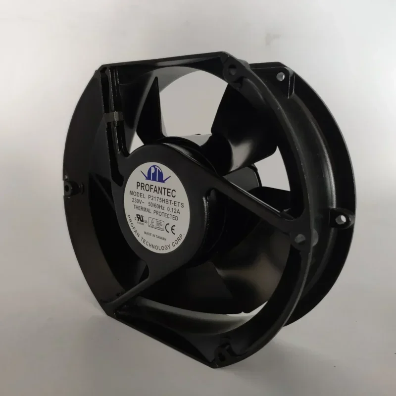 PROFANTEC P2175HBT-ETS 230V AC 17251 172x150x51mm 28W 260CFM Metal Insert Axial Fan