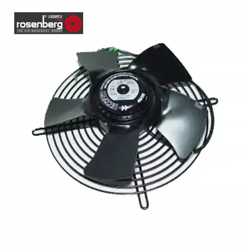 Rosenberg 2VGR15 200A (B22-D0) IP44 195x62mm 230V 66W 0.29A 2490RPM 465CFM 60.5dBA Deep Mesh Cover Axial Fan