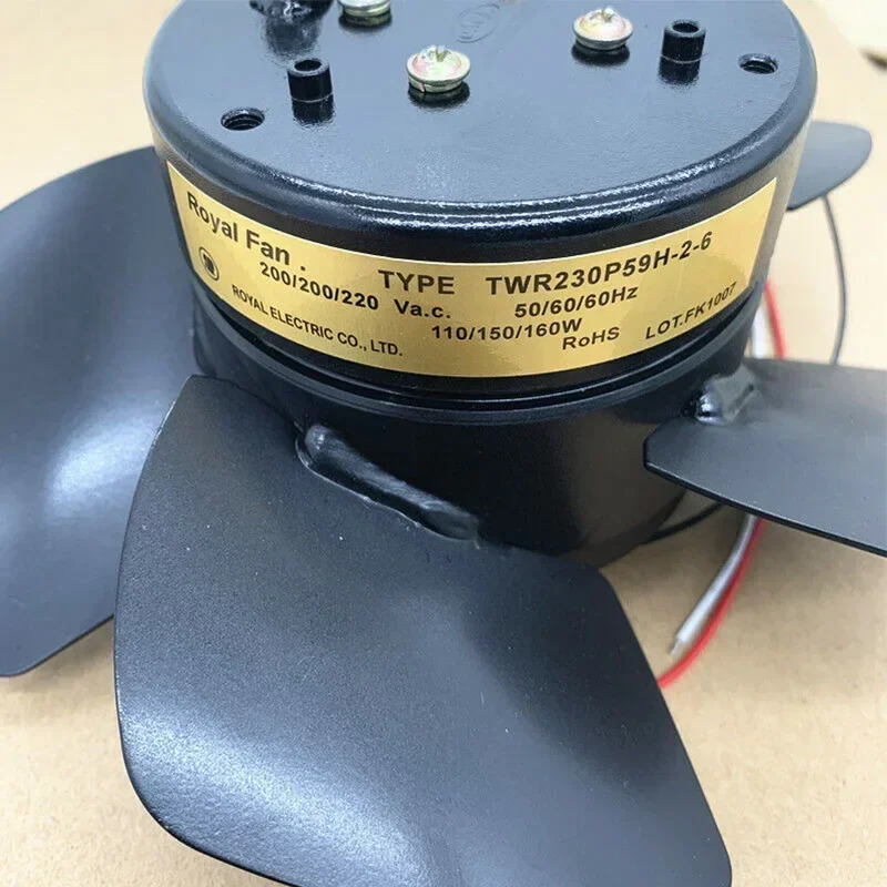 Royal Fan TWR230P59H 200/200/220V AC 230mm 50/60 110/150/180W All Metal Axial Fan