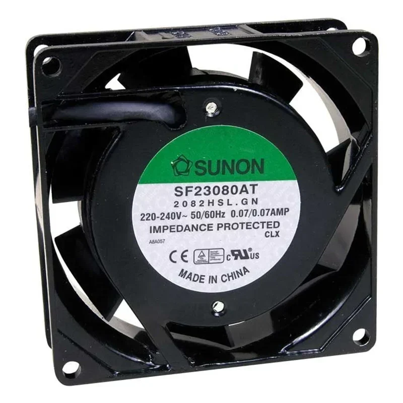 SUNON SF23080AT 2082HSL 8025 80x80x25mm 220V AC 8cm 0.07A 14W 22CFM 2900RPM Axial Fan