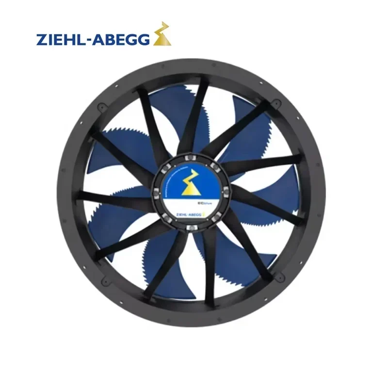 Ziehl-Abegg ZN091-ZIL.GL.V5P1 K-AC900-S380-14L 380V 3200W 1100RPM IP55 Refrigeration Equipment Air Conditioner Axial Fan