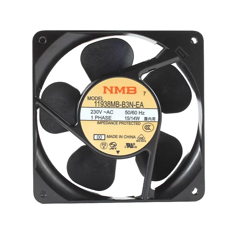 11938MB-B3N-EA NMB 230V 0.12/0.10A 15/14W 11938MBB3NEA Ac Axial Fan