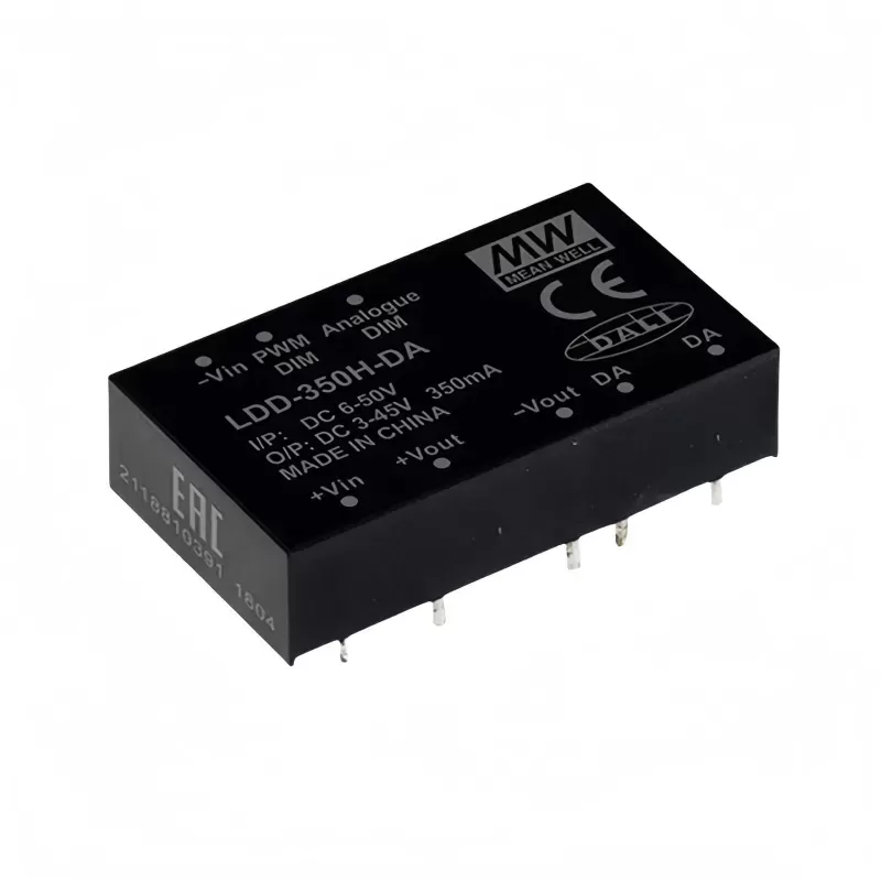 MeanWell LDD-350H-DA DC Constant Current Step-down LED Driver switching power supply