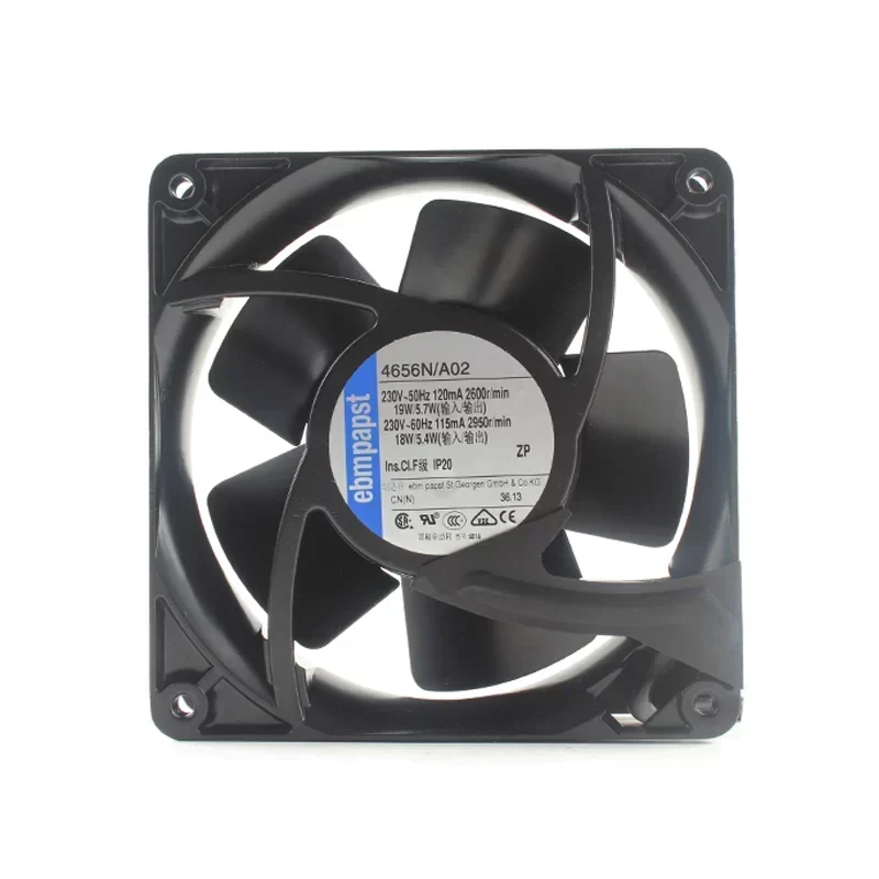 4656N/A02 Metal Blade High Temperature Fan 230v 12038 120mm case Ac Axial Fan 120x120x38mm for ebmpapst Fan