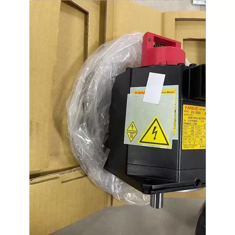 A06B-0034-B075#7000 FANUC A06B0034B0757000 Cnc AC Servo Motor A06B-0034-B075#7000 FANUC A06B0034B0757000 Cnc AC Servo Motor