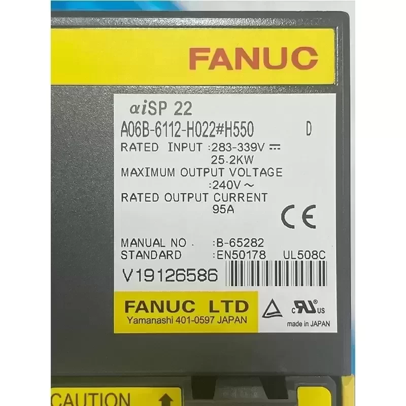 A06B-6112-H022#H550 FANUC CNC Servo Drive
