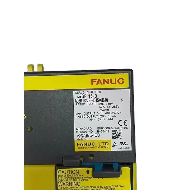 A06B-6222-H015#H610 FANUC A06B6222H015H610 CNC Servo Drive