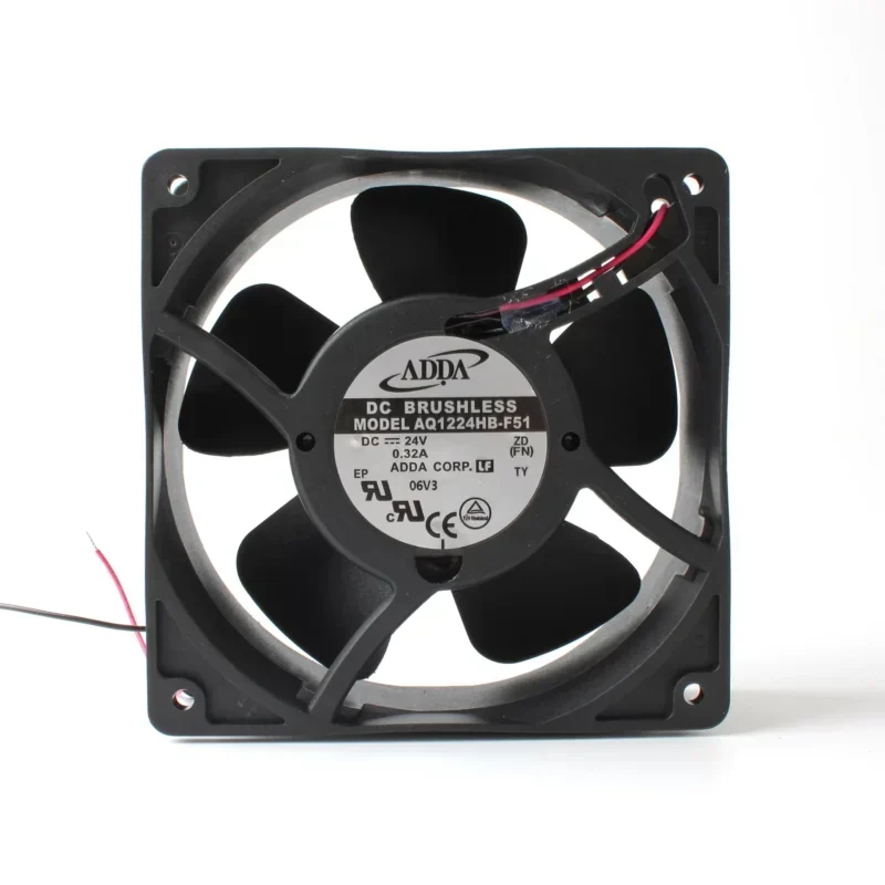 Adda AQ1224HB-F51 12038 24V IP68 Waterproof Dc Brushless Fan