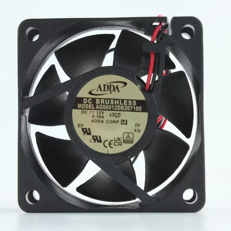 AG06012DB207100 ADDA 60mm 12V 1.2W Axial Fan