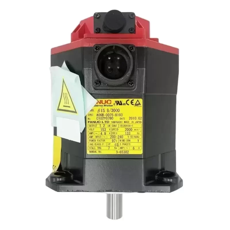 Alpha A06B-0075-B103 CNC AC FANUC Servo Motor Electrical Equipment