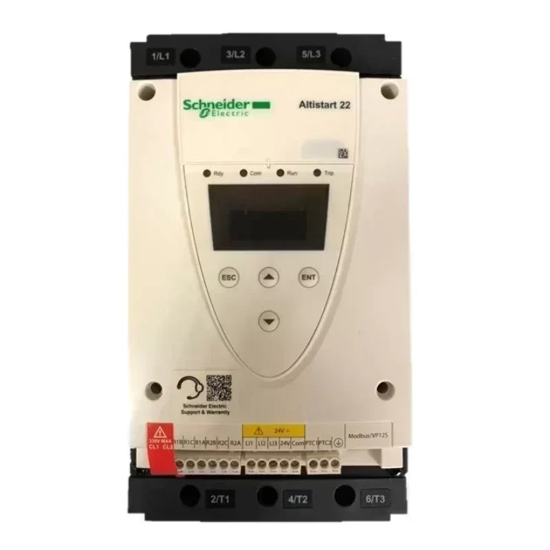 ATS22D75Q Schneider Motor Soft Starter 3-Phase 230V/18.5kw Industrial Triple Online Inverter Converter IP20 50-60Hz Customizable