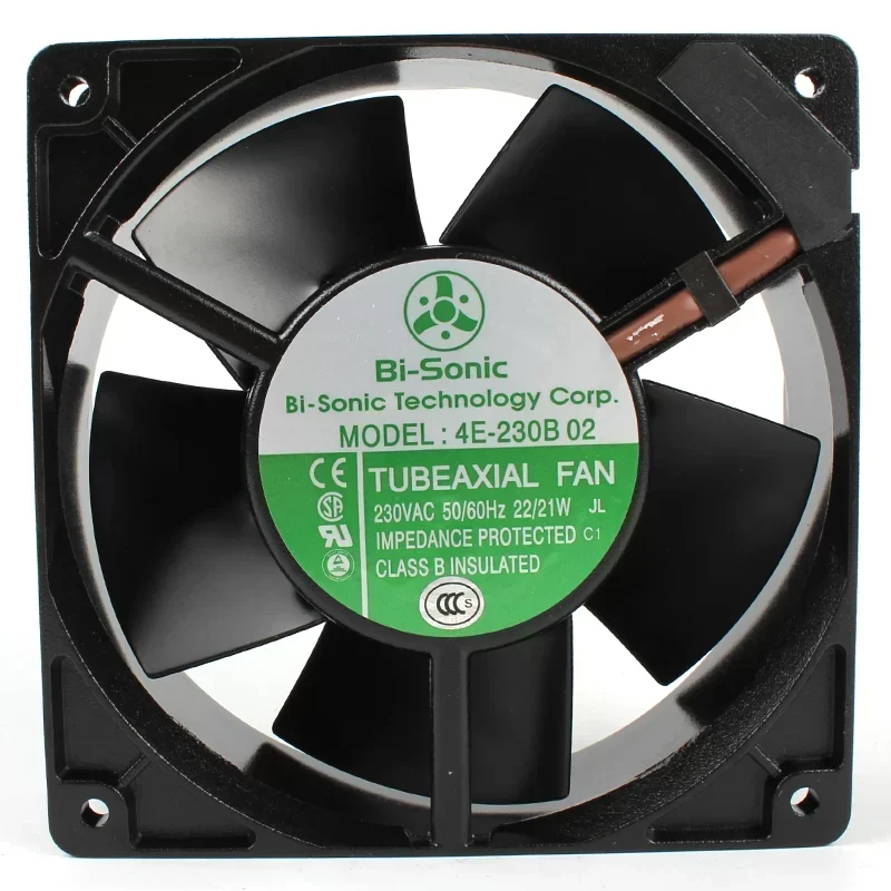 BI-SONIC 4E-230B-02 120X120X38mm 230V Ac Ball High Air Dc Industrial Axial Fan