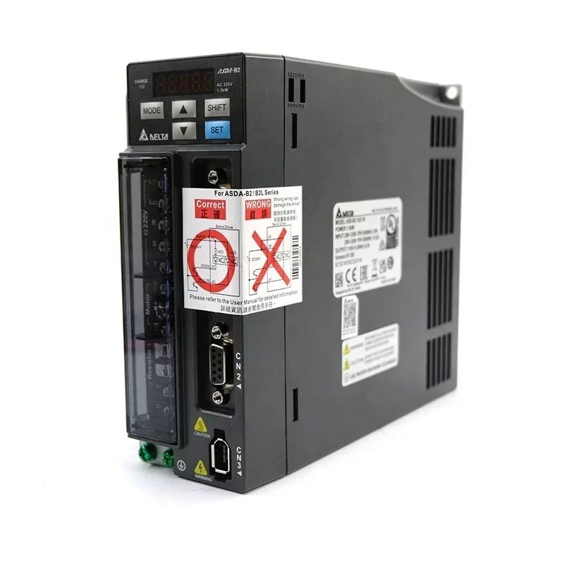 Delta Ac Drive ASD-B2-1521-B 1.5kw Smart AC Servo Drive ECMA-E21315RS 3-phase Ac Drive
