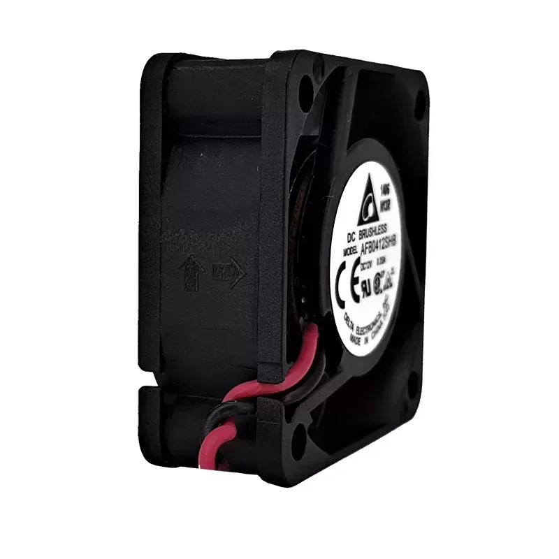 Delta AFB0412SHB 12V DC Power Source 0.35A 40x40x15mm 11000RPM 14.83CFM Ball Bearing Axial Exhaust Fan Plastic