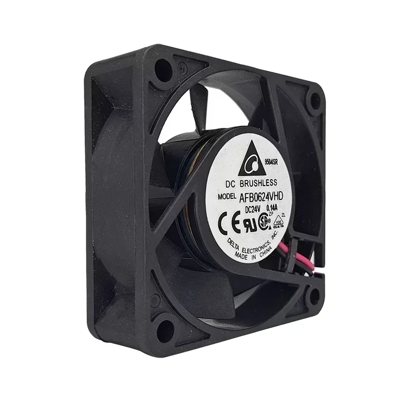 Delta AFB0624VHD-A 4800RPM 60x60x20mm Ball Bearing 24V DC 0.14A Roof 6000rpm Ball