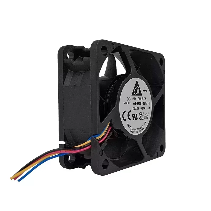 Delta AFB0648EH-CN 6800RPM Axial Flow DC 48V 0.21A Plastic Blade Roof 38.36CFM Farm Axial Fan