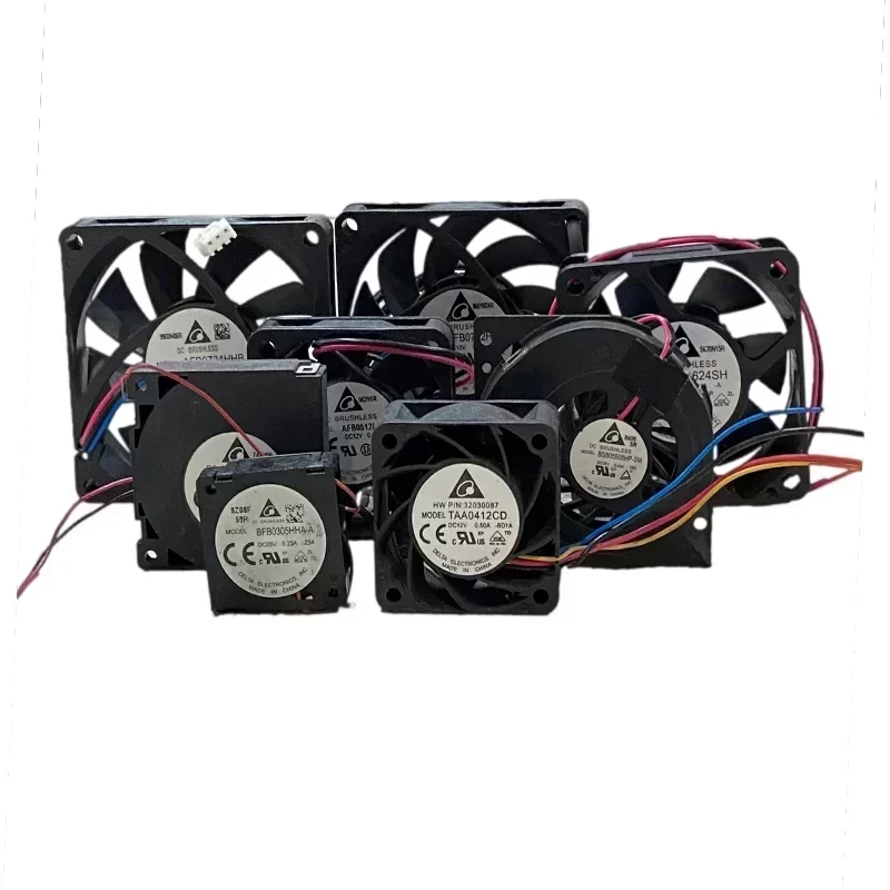 Delta AFB0712HB 12V DC 0.33A Axial Fan 70x70x15mm 3800RPM High Airflow Ball Plastic