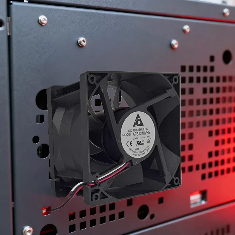 Delta AFB1248VHE-XHZ Axial Fan Ball Bearing Plastic Construction -120x120x38mm 48V